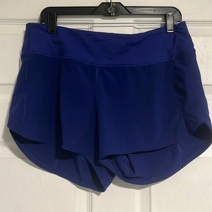 LULULEMON speed up short royal blue size 10